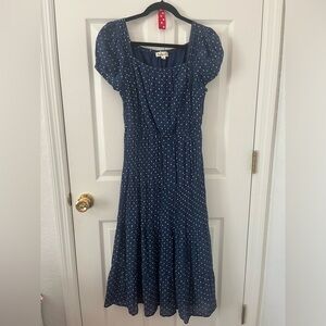 Indigo Rose tiered maxi dress